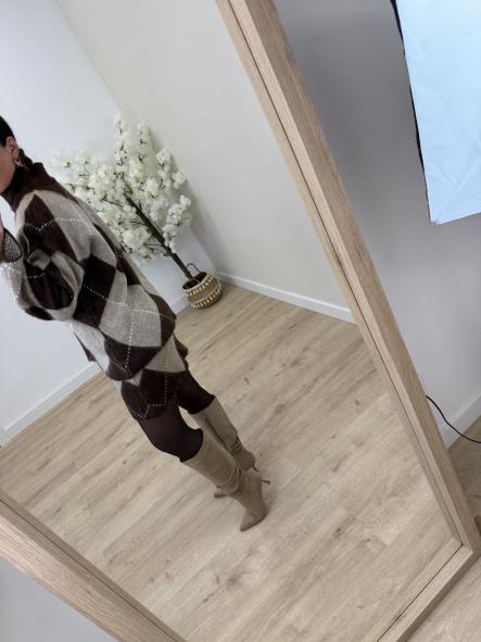 Conjunto Rombos Chocolate [4]