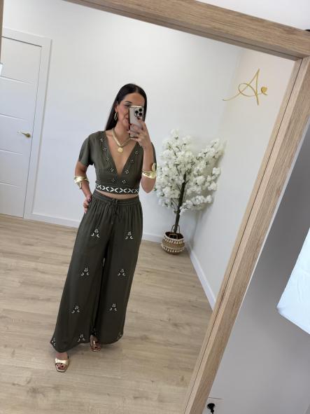 Pantalón Egipto Kaki [2]