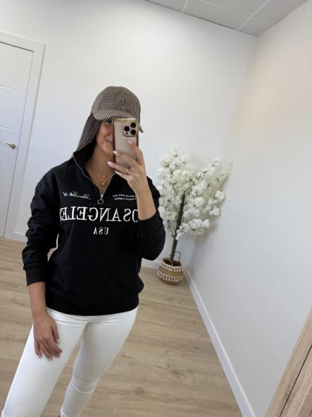Sudadera Negra Los Angeles [1]