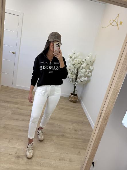 Sudadera Negra Los Angeles [2]