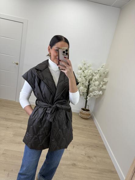 Chaleco Chocolate Acolchado