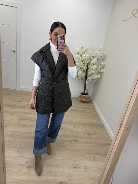 Chaleco Chocolate Acolchado [4]