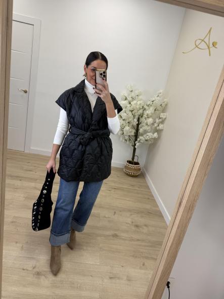 Chaleco Negro Acolchado [1]