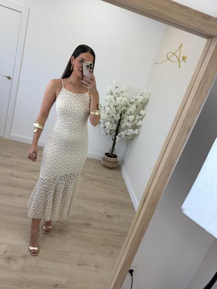 Vestido Karol Crudo