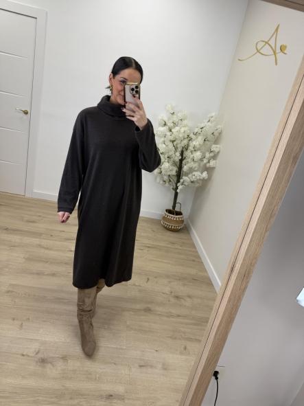 Vestido Chocolate Carmela [1]