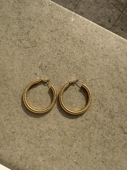 Aro Rugoso Dorado