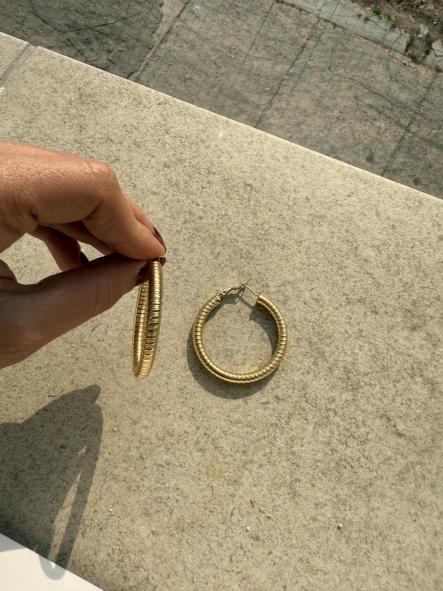 Aro Rugoso Dorado [1]