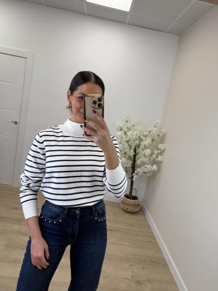 Jersey Blanco Marinero