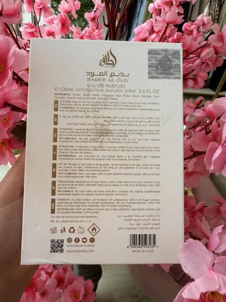 Perfume Lattafa Badee Al Oud Honor & Glory Nicho Dubái 100ml  [2]