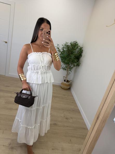 Conjunto Dominicana Blanco [1]