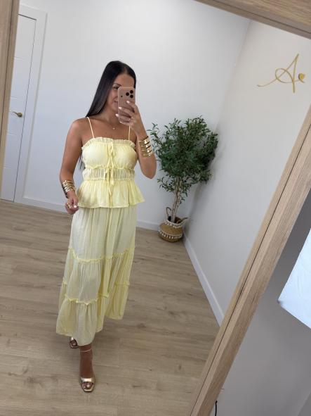 Conjunto Dominicana Amarillo