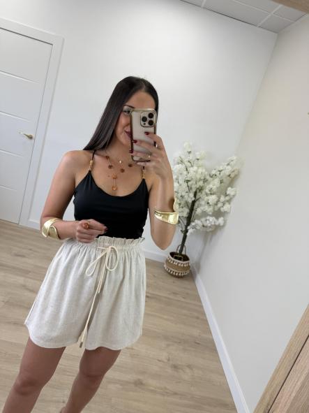 Short Beige Fresquito