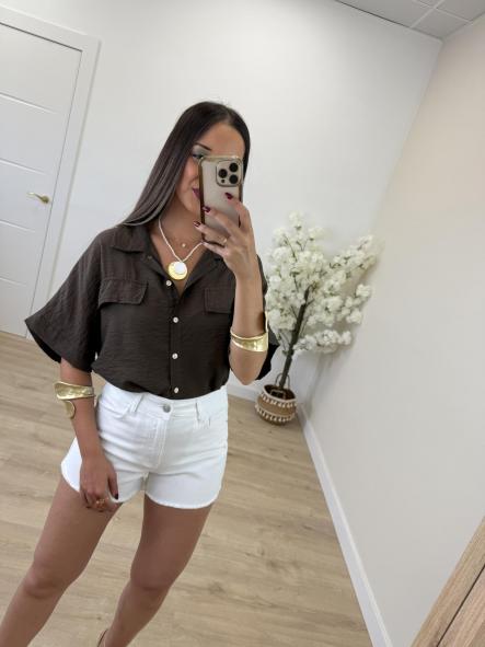 Camisa Chocolate Rivera [1]