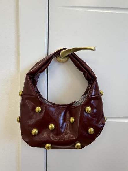 Bolso Granate Tachas 