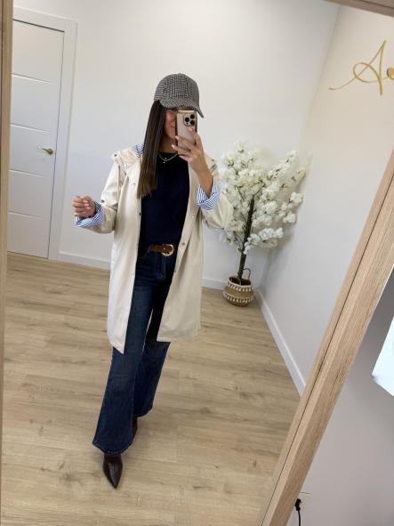 Chubasquero Beige Bimba [3]