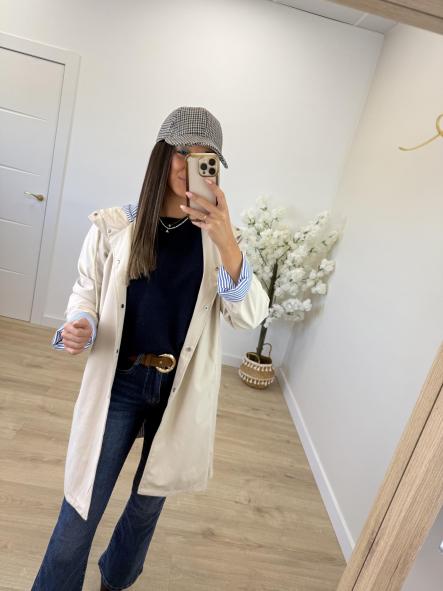 Chubasquero Beige Bimba [1]