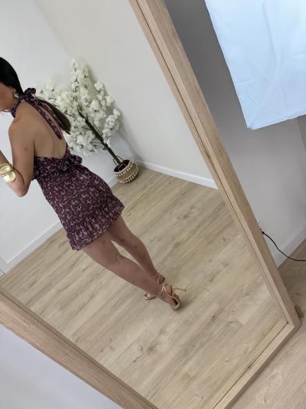 Vestido Violeta Florecillas [2]