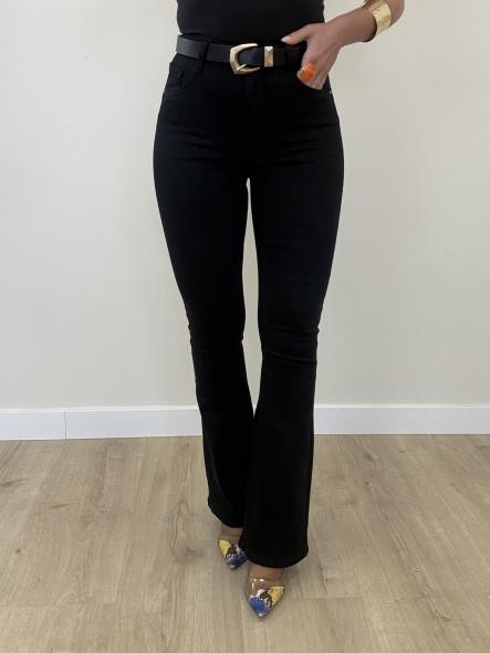 Jeans Faja Campana Negro Push Up [0]