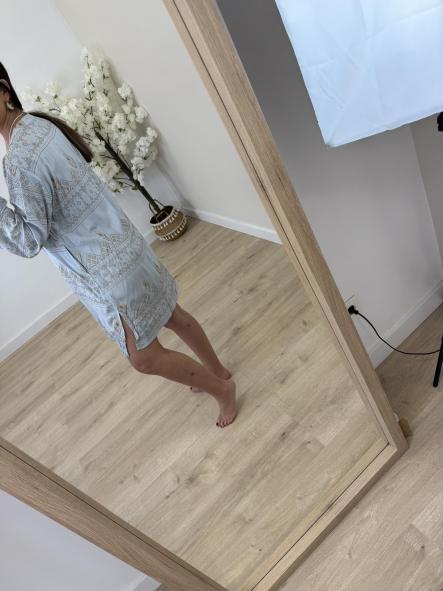 Vestido Playero Celeste  [3]