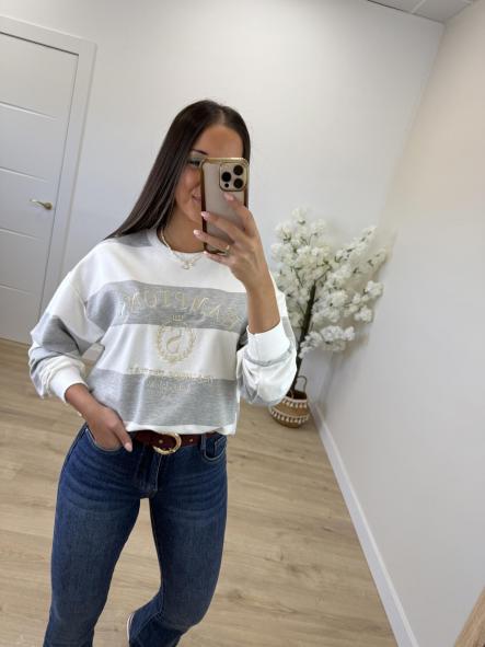 Sudadera Gris Hamptons