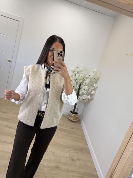 Chaleco Adolfi Beige [0]