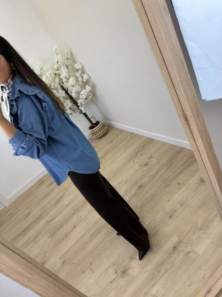 Camisa Denim Volantito [4]
