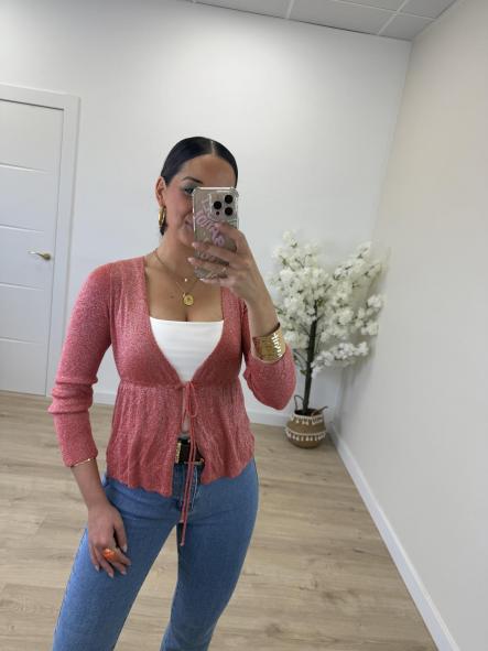 Chaqueta Finita Brilli Salmón [0]