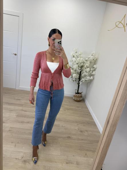 Chaqueta Finita Brilli Salmón [2]