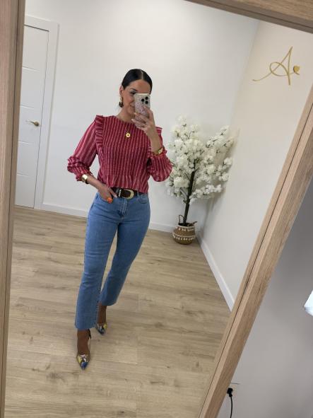 Camisa Raquel Rosita Y Frambuesa [1]