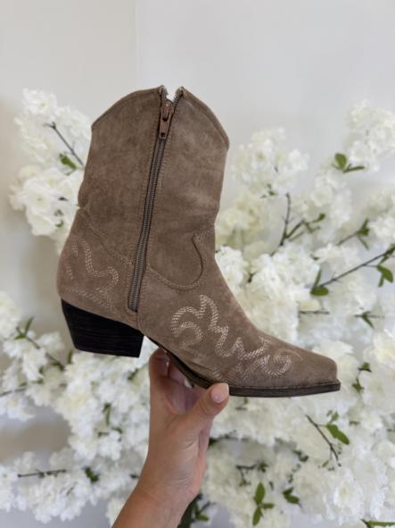 Botín Beige Cowboy [3]