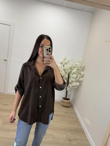 Camisa Chocolate Micropana [1]