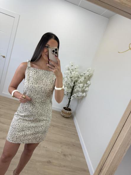 Vestido Denim Mini Print [1]