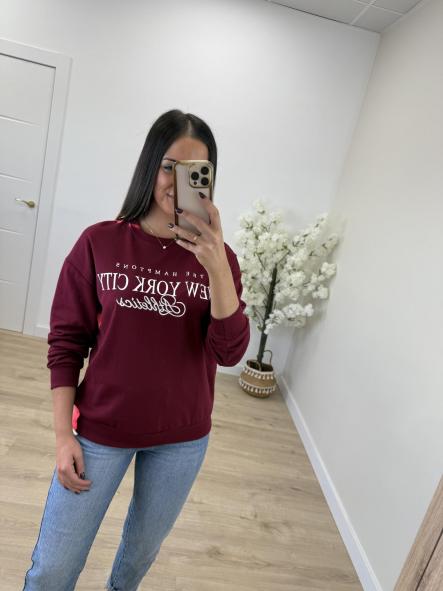 Sudadera Granate New York [1]
