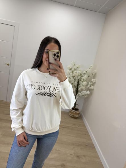 Sudadera Beige New York [2]