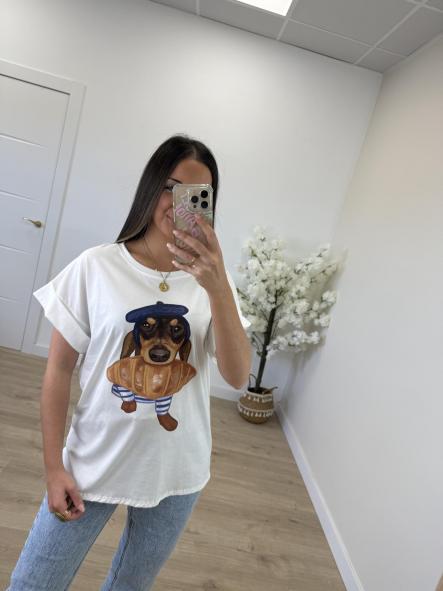 Camiseta Perro Croissant [1]