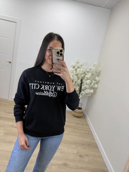 Sudadera Negra New York [1]
