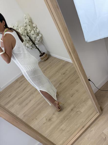 Vestido Blanco Calado  [3]