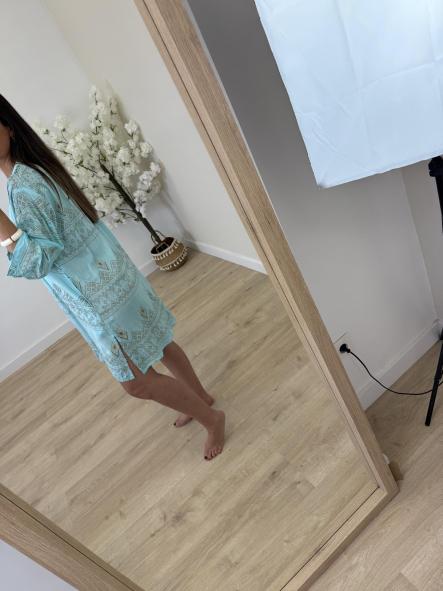 Vestido Playero Azul [2]