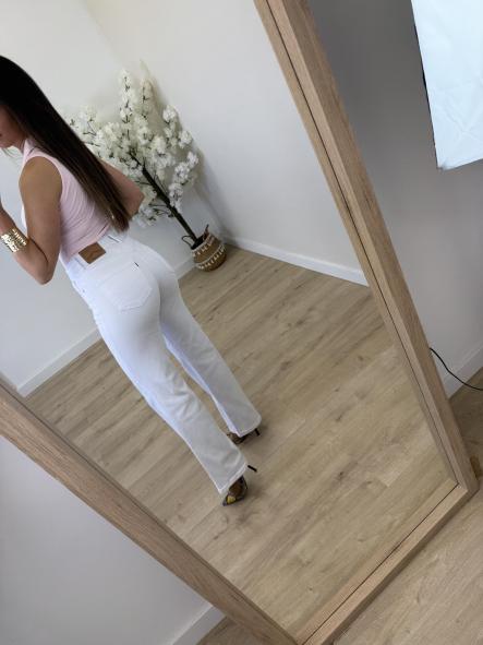 Jeans Blanco Recto Etiqueta Roja [6]