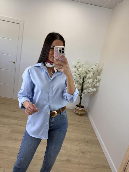 Camisa Valentina Celeste