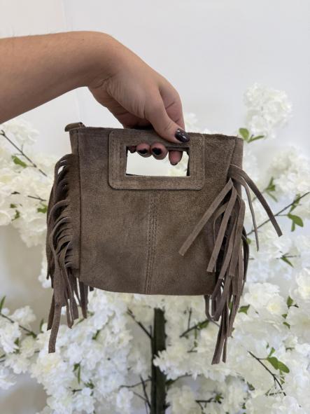 Bolso Mini Piel Camel [0]