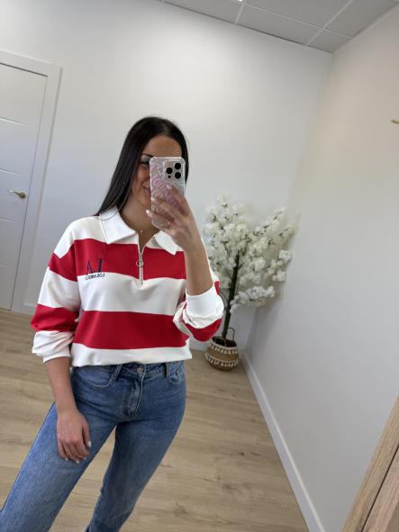 Sudadera Polo L.A Roja [0]