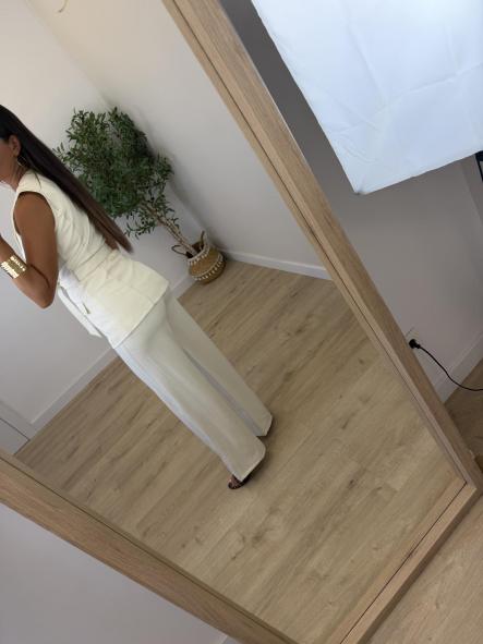 Conjunto Blanco Pespuntes [7]