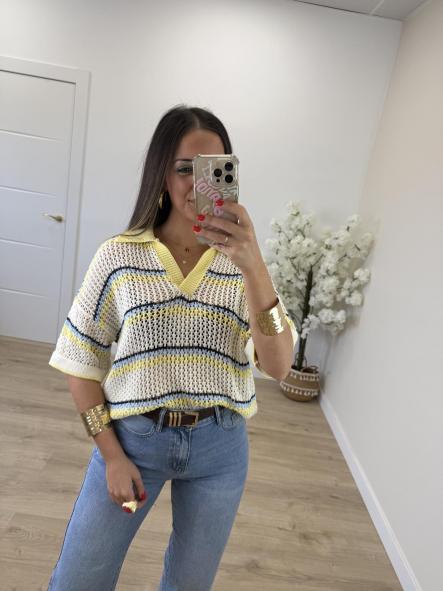 Polo Crochet Amarillo [0]