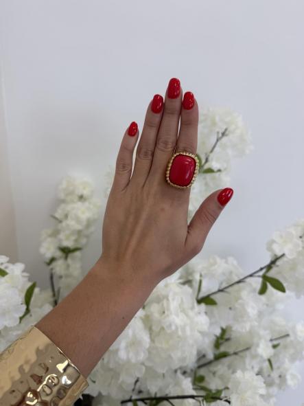 Anillo Isabella Rojo [0]