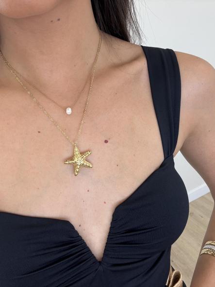 Colgante Estrella Dorado