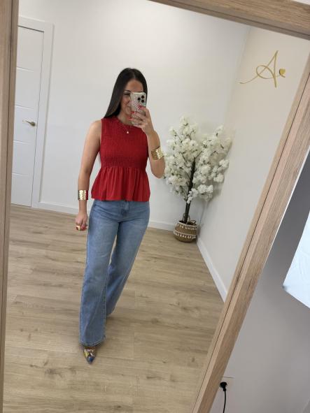 Top Fruncido Rojo [1]