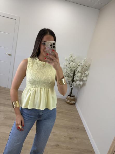 Top Fruncido Amarillo [0]