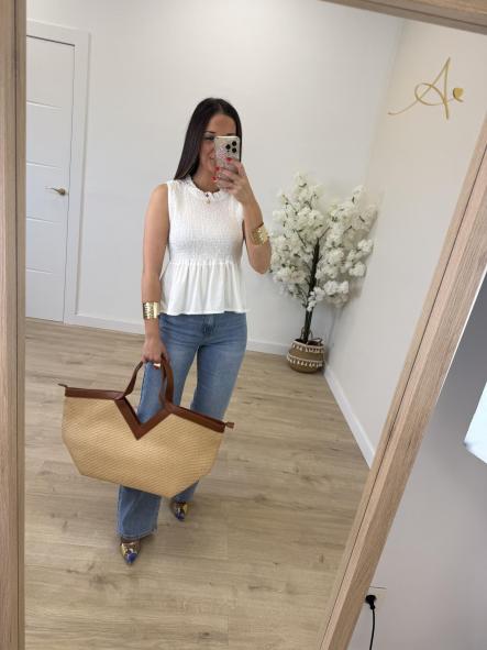 Top Fruncido Blanco [1]