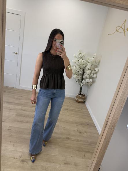 Top Fruncido Chocolate [1]